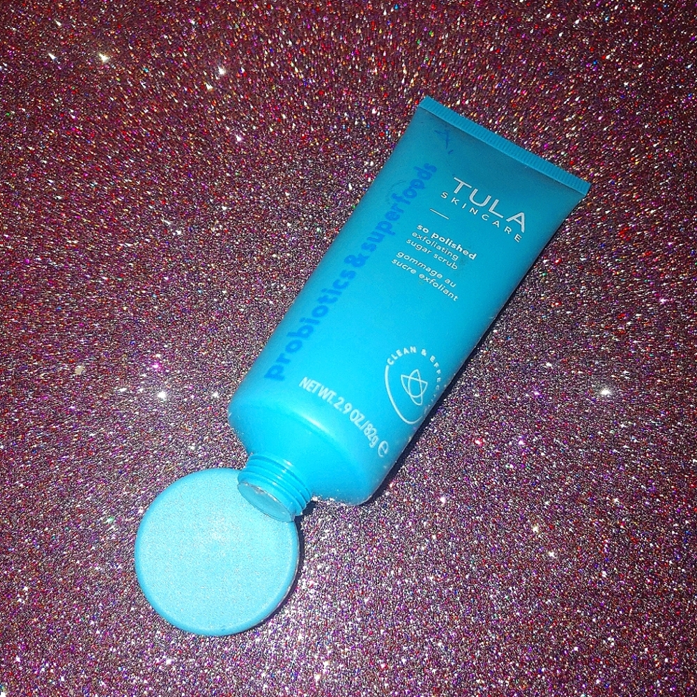 so polished exfoliating sugar scrub TULA SKINCARE
